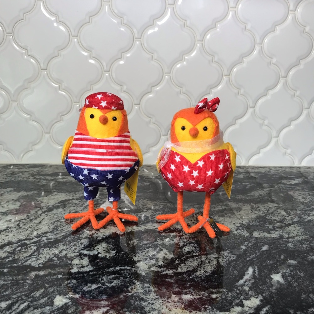 Target 2022 Sun Squad Featherly Friends Drummer & Star Bird July 4th. - NWT